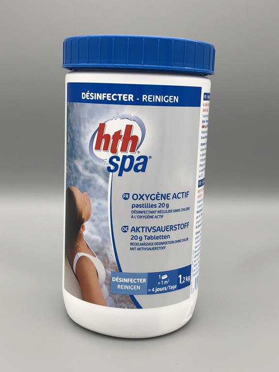 HTH Spa Oxygène Actif Pastilles 1 kg – Smart Piscine